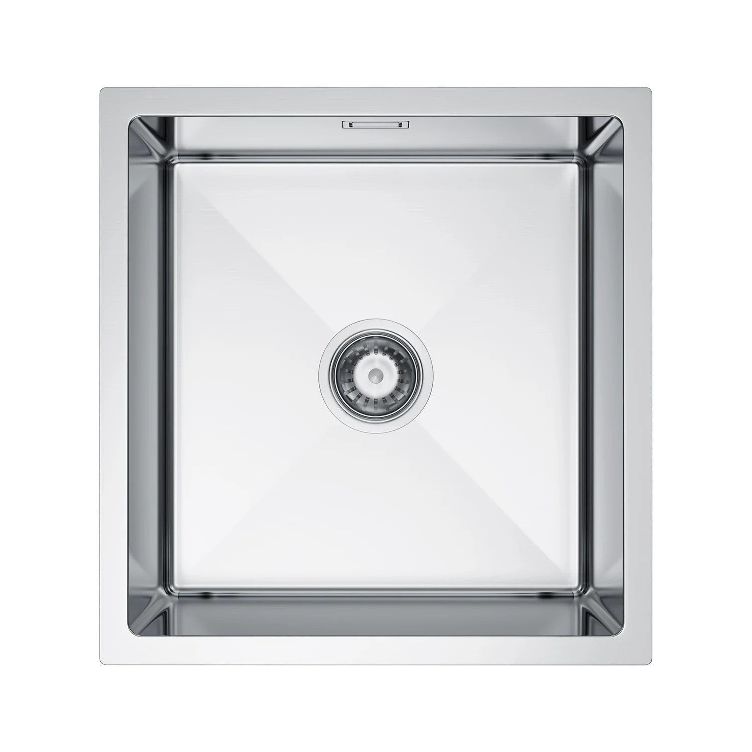 Jednokomorowy Zlewozmywak Stalowy 40x44 cm Inox Szczotkowany