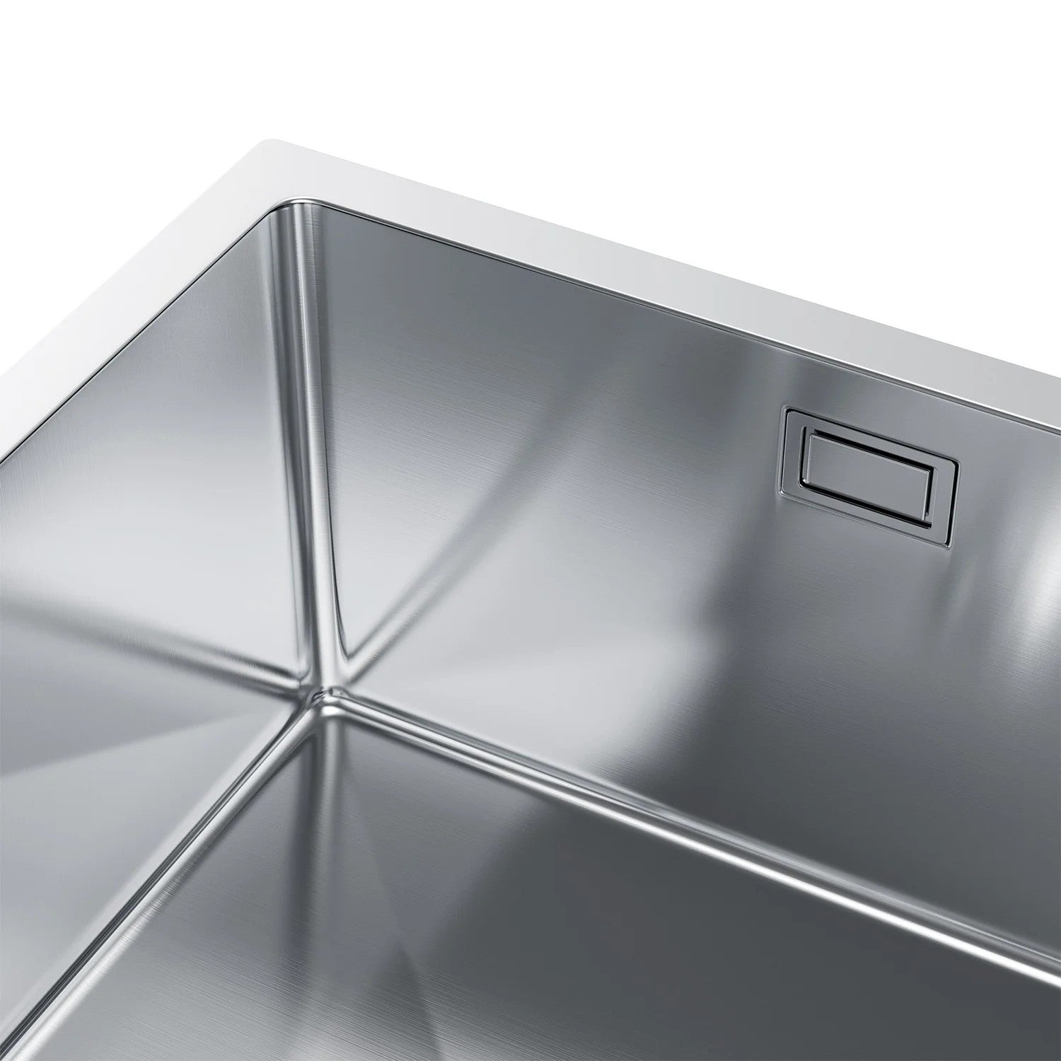 Jednokomorowy Zlewozmywak Stalowy 40x44 cm Inox Szczotkowany