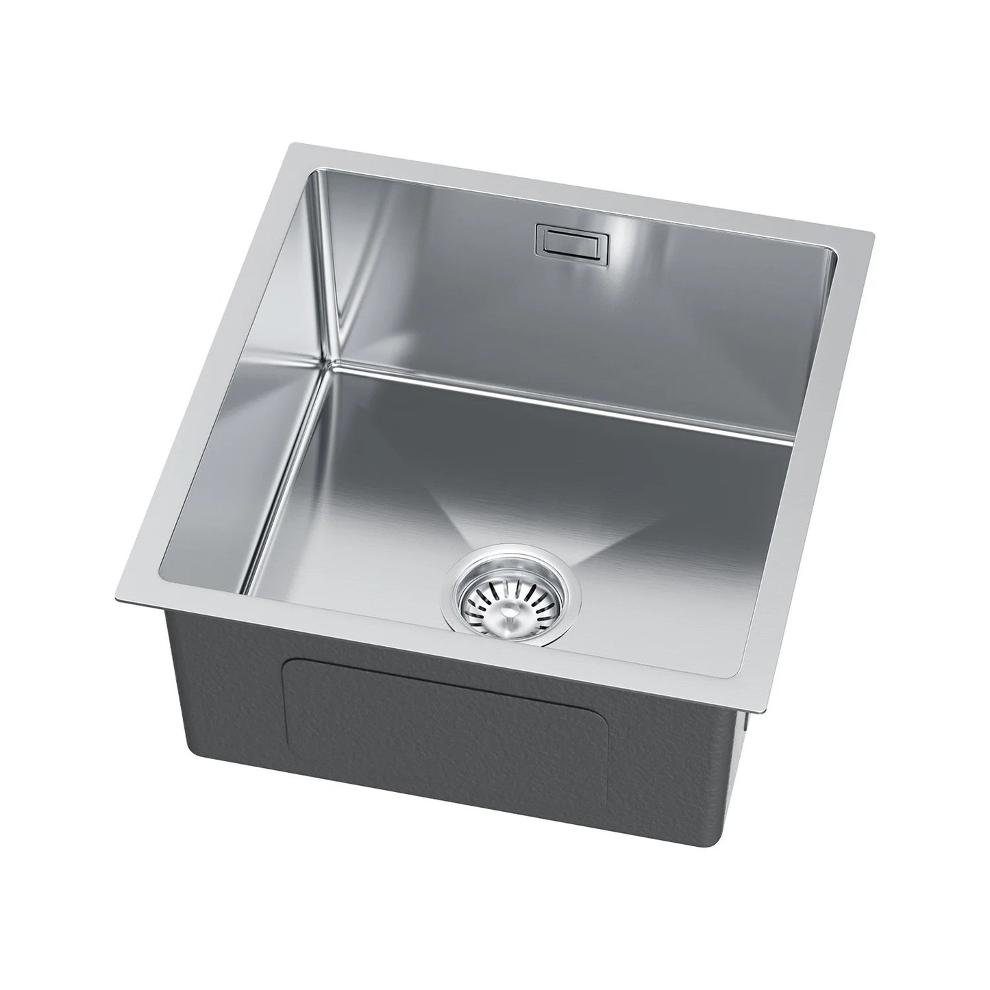 Jednokomorowy Zlewozmywak Stalowy 40x44 cm Inox Szczotkowany