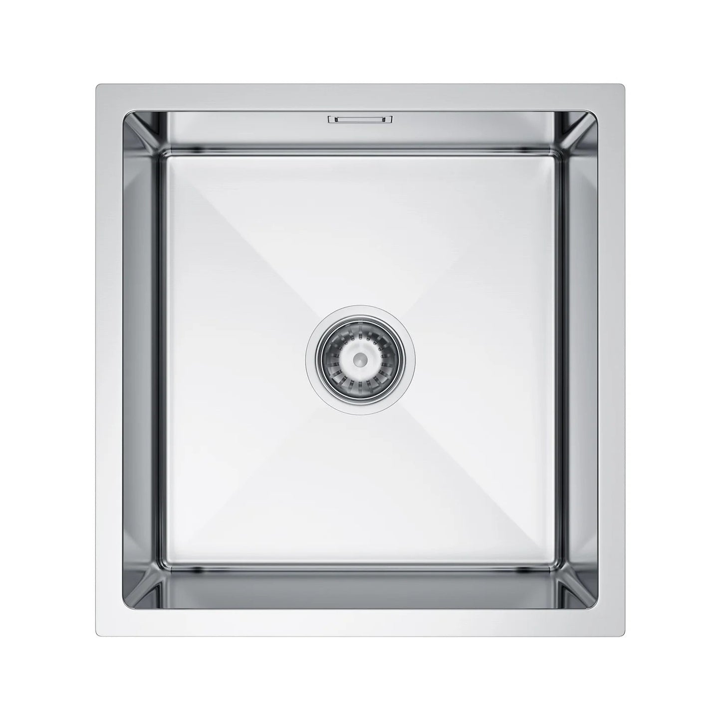 Jednokomorowy Zlewozmywak Stalowy 40x44 cm Inox Szczotkowany