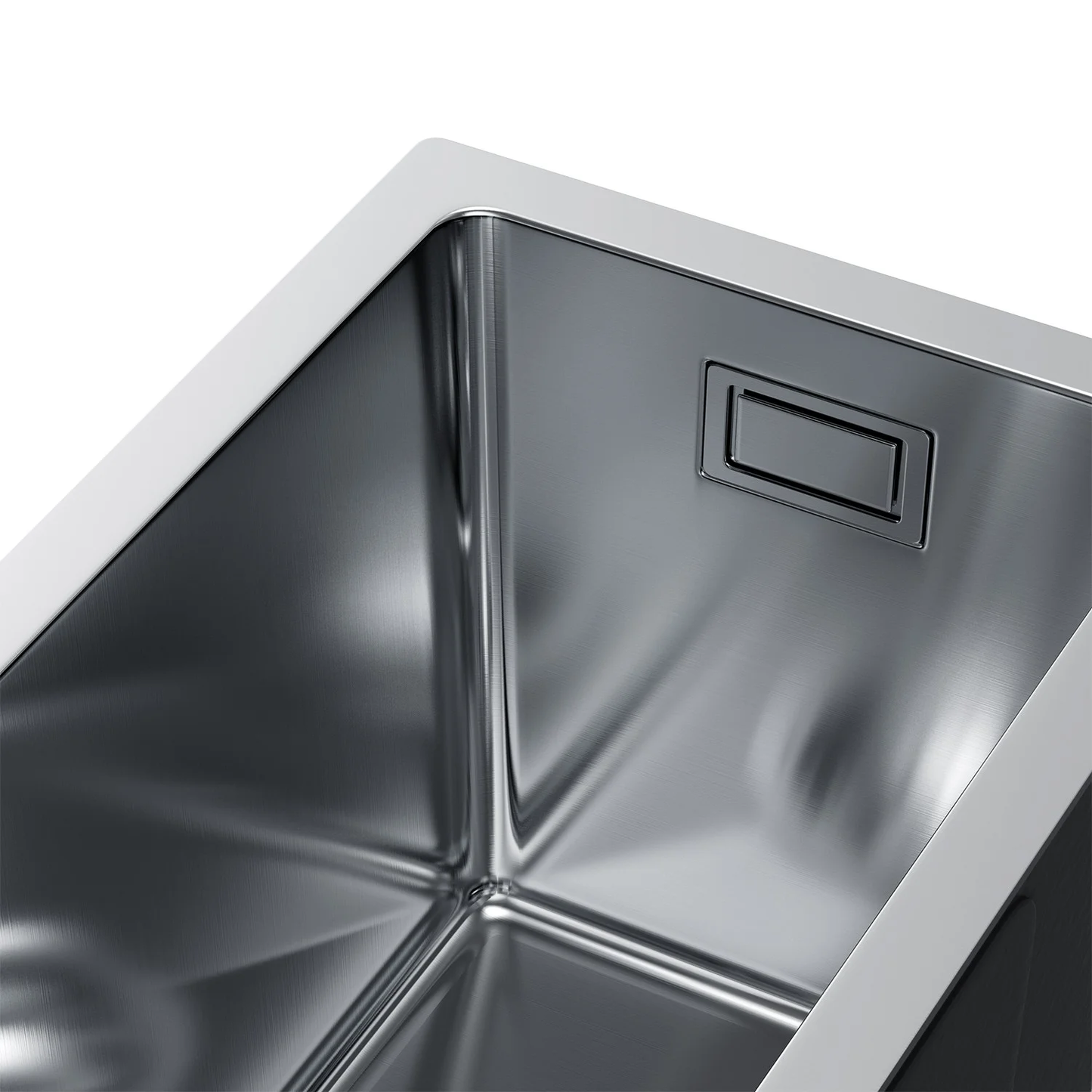 Zlewozmywak Stalowy 22x44 cm INOX (Satyna) — Jednokomorowy, Nablatowy lub Podwieszany, Głębokość 210 mm, Przelew